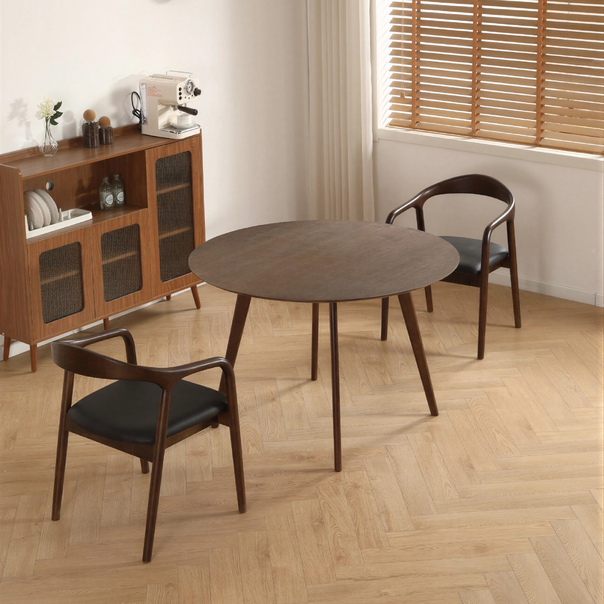 Tavolo da pranzo 'Luma' Rotondo 115 cm - Noce