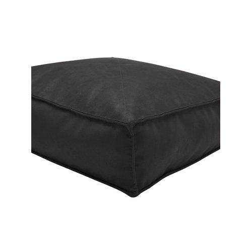Puff 'Lycke' 50x50x15 - Nero