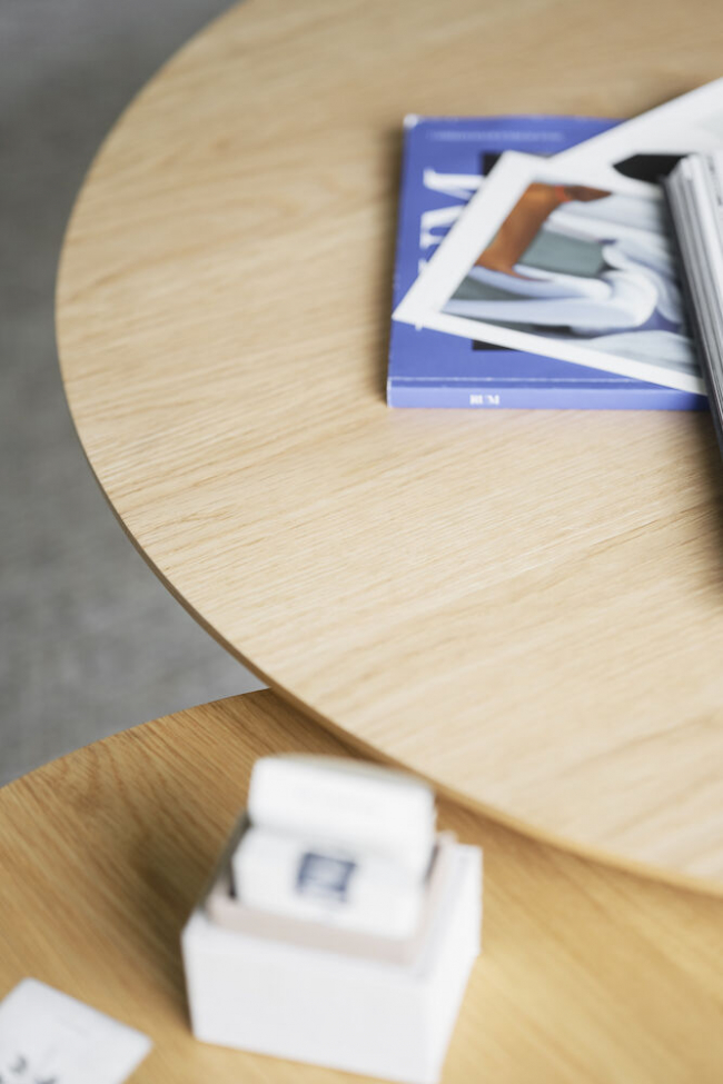 Tavolino 'Hobart' Rotondo 60cm - Naturale