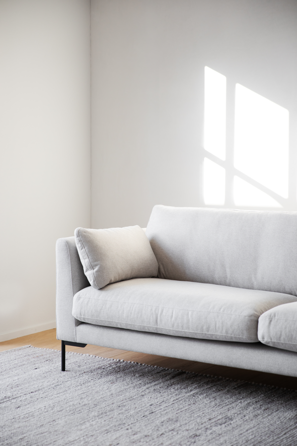 Divano 3 posti 'Corwin' - Beige chiaro