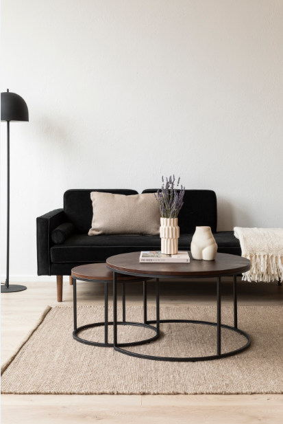 Tavolino 'Prime' L 2 pezzi - Noce