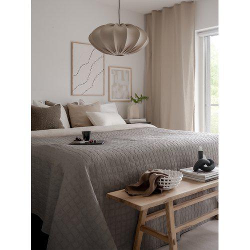 Coperta 'Mavis' 260x260 - Grigio