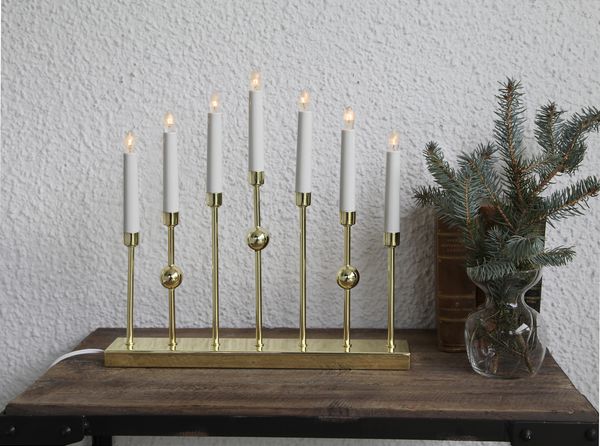 Candelabro 'Gustavo' - Ottone
