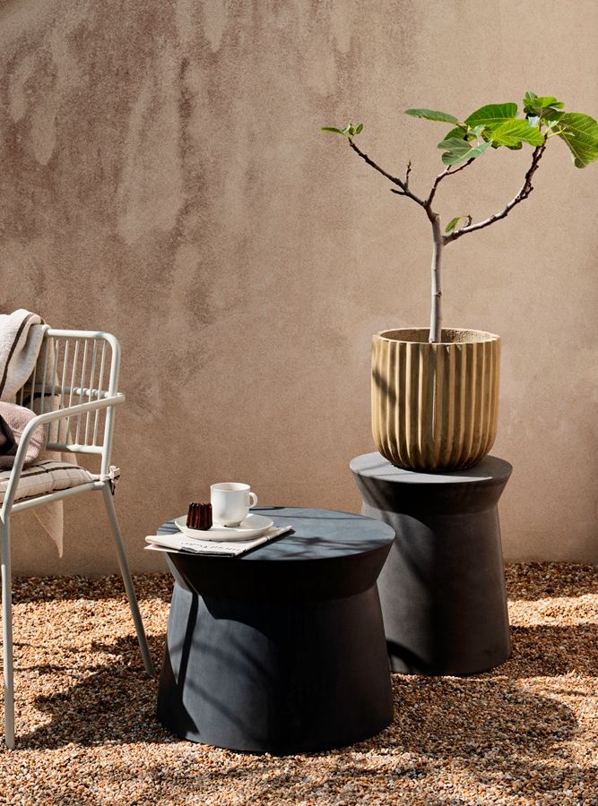 Tavolino 'Fiber' - Grigio