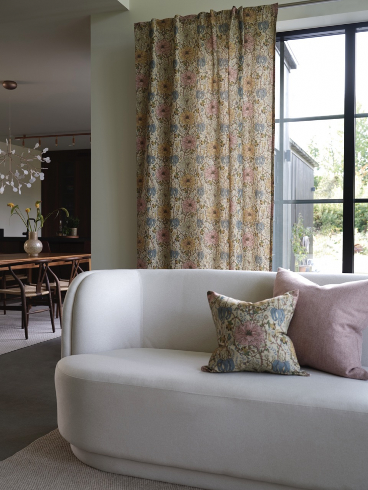 Fodera per cuscino 'Flore' 45x45 - Gialla