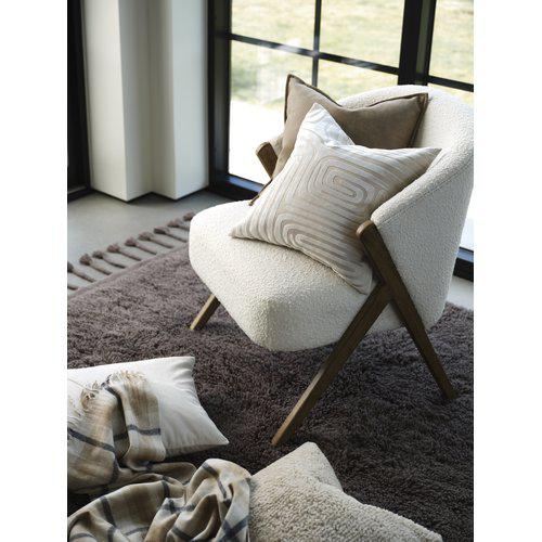 Fodera per cuscino 'Molly' 45x45 - Crema