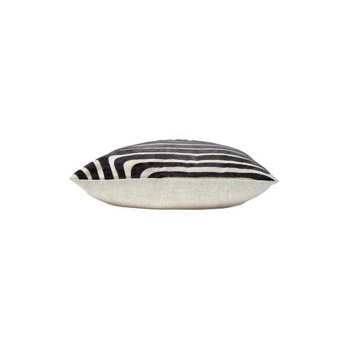 Fodera per cuscino 'Molly' 45x45 - Grigio/Nero