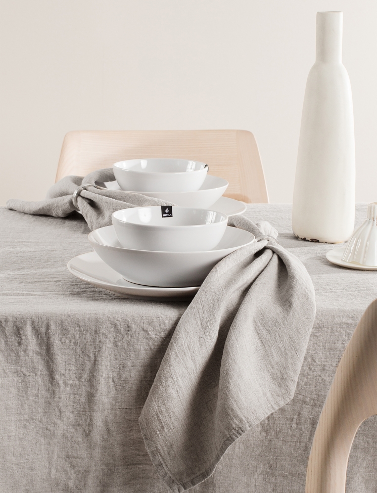 4-pack Tovagliolo 'Sunshine' 45x45 - Grigio chiaro