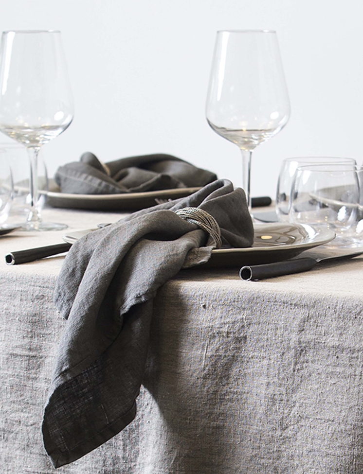 4-pack Tovagliolo 'Sunshine' 45x45 - Grigio