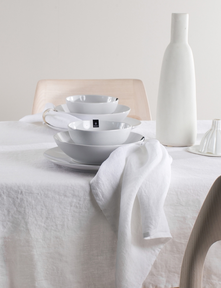 4-pack Tovagliolo 'Sunshine' 45x45 - Bianco