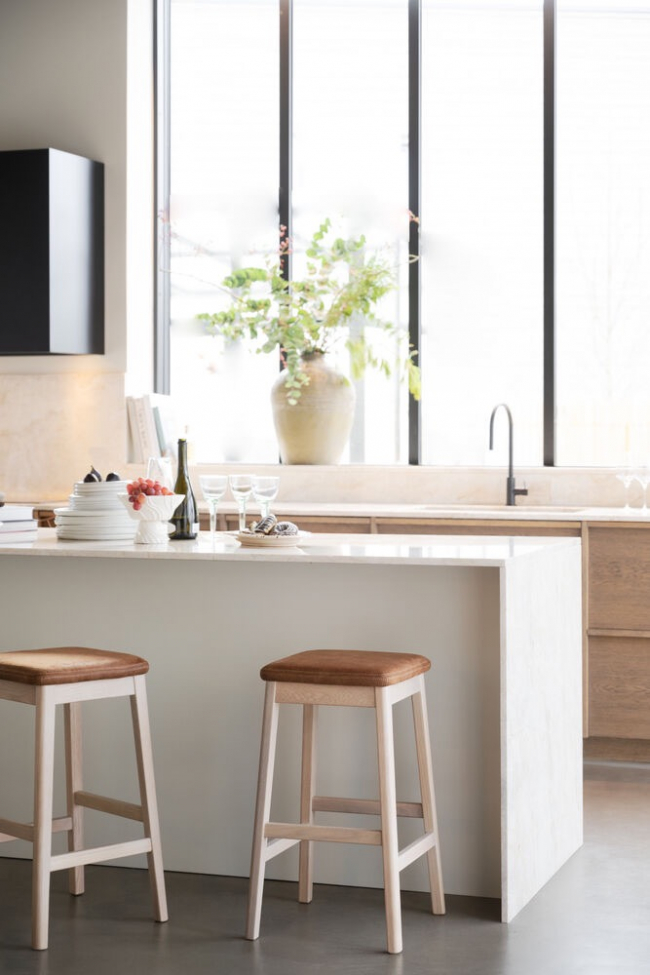 Panca 'Livermore' - Marrone/Naturale