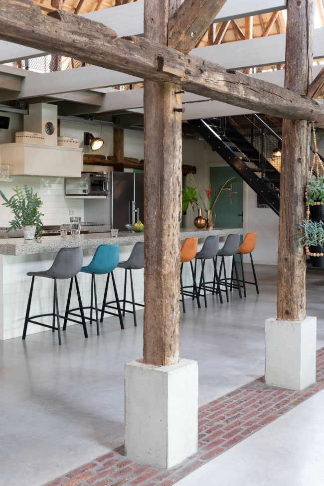 Sgabello 'Franky' S - Grigio/Velluto