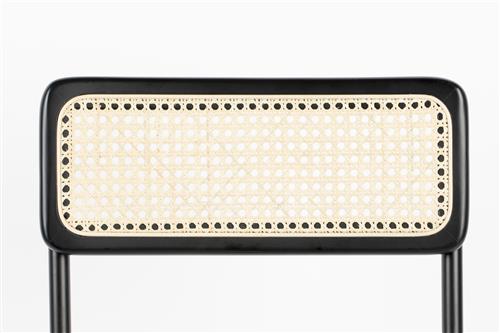 Sedia 'Jort' - Nero/Naturale