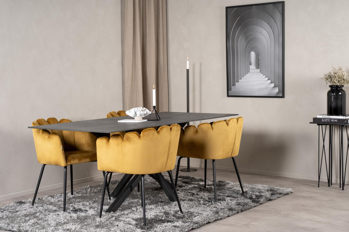 Sedia 'Flatanger' - Giallo