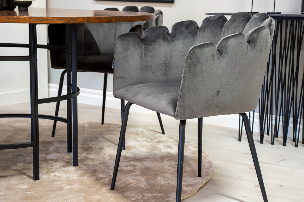 Sedia 'Flatanger' - Grigio