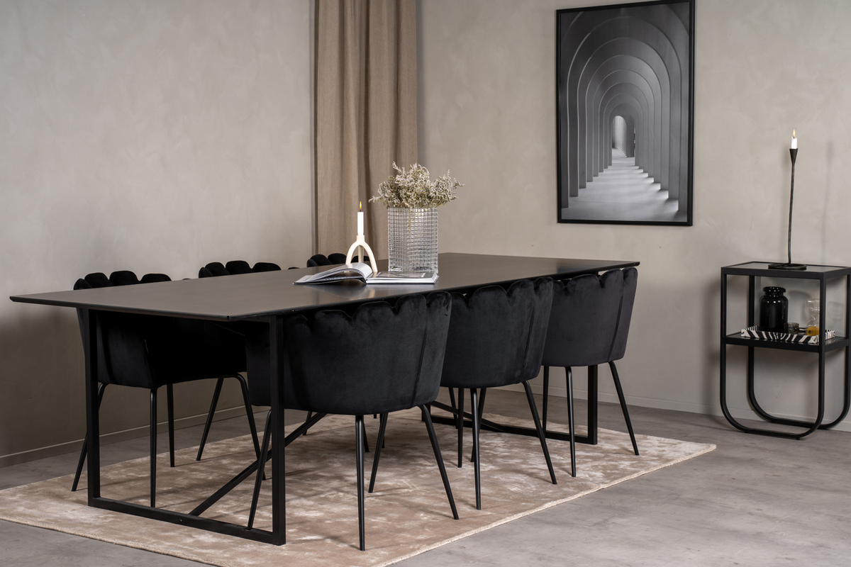 Sedia 'Flatanger' - Nero