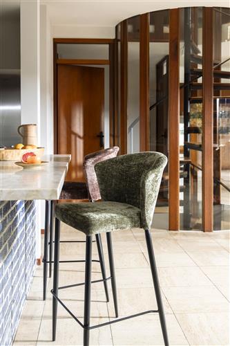 Sgabello 'Georgia' - Viola