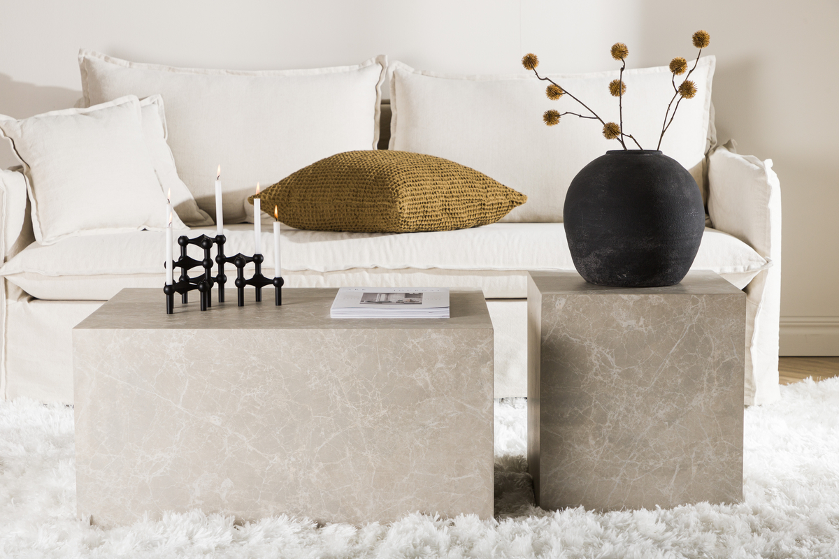 Tavolino 'Ydre' 60x80 - Beige