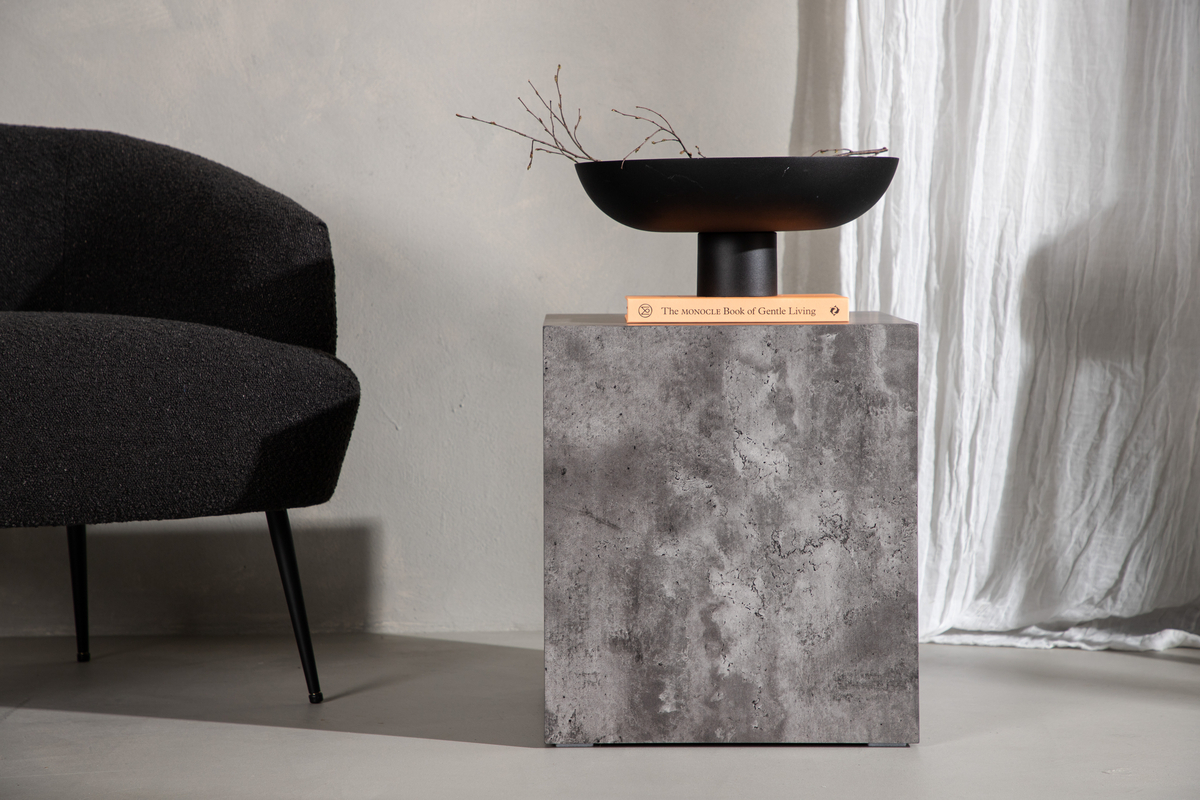 Tavolino 'Ydre' 40x40 - Grigio