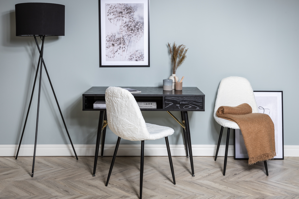 Scrivania 'Glomma' 60x110cm - Nero