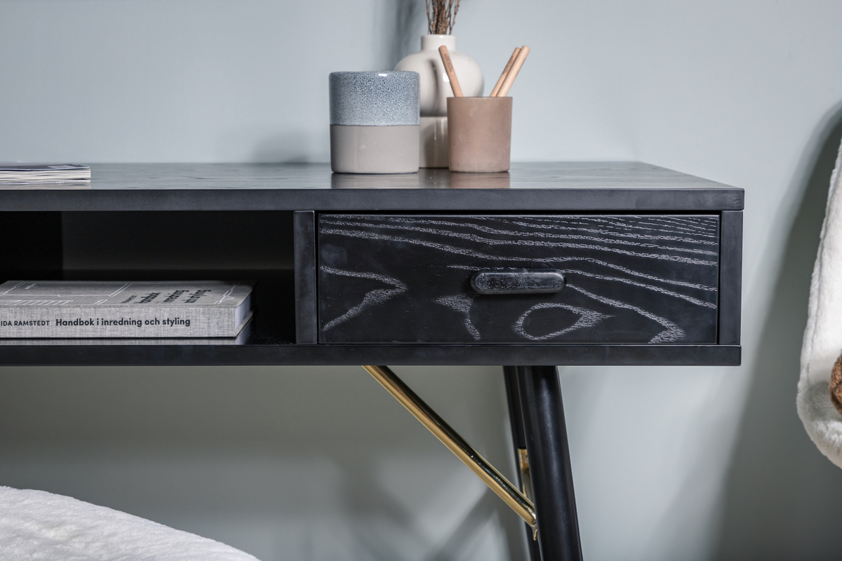 Scrivania 'Glomma' 60x110cm - Nero