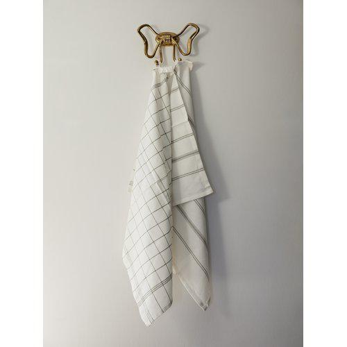 Asciugamano da cucina 'Erin' 50x70 - Beige/Bianco