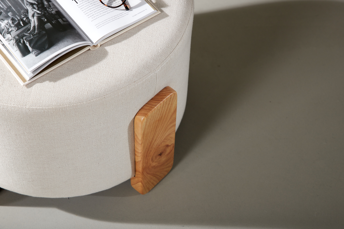 Puff 'Cordoba' - Bianco