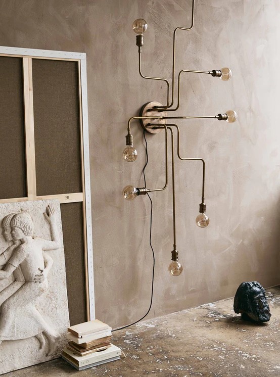 Lampadario 'Devi' - Oro