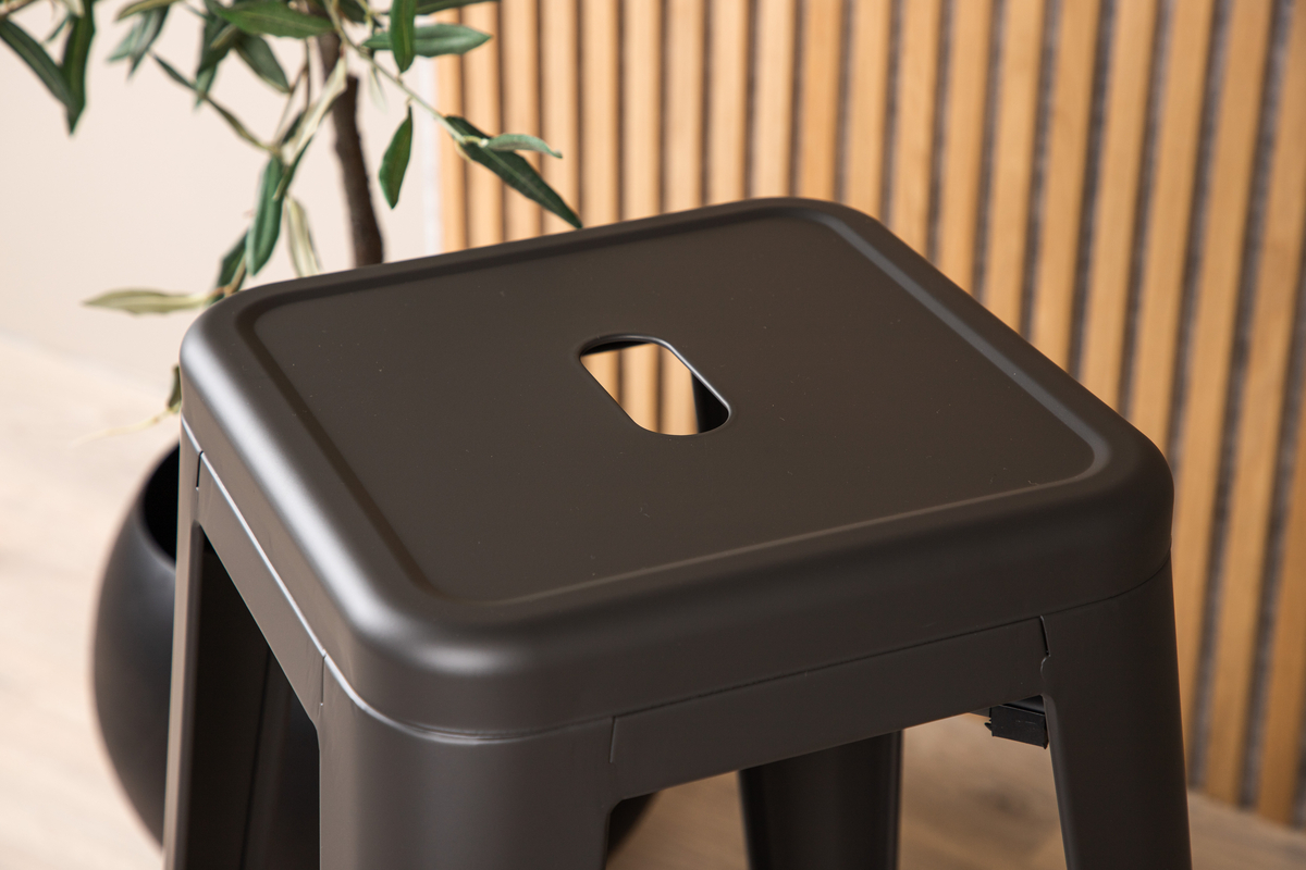 Sgabello 'Barents' - Grigio scuro