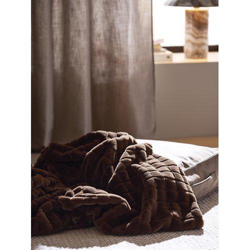 Plaid 'Luna' 120x150 - Marrone