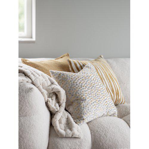 Fodera per cuscino 'Pongo' 45x45 - Gialla