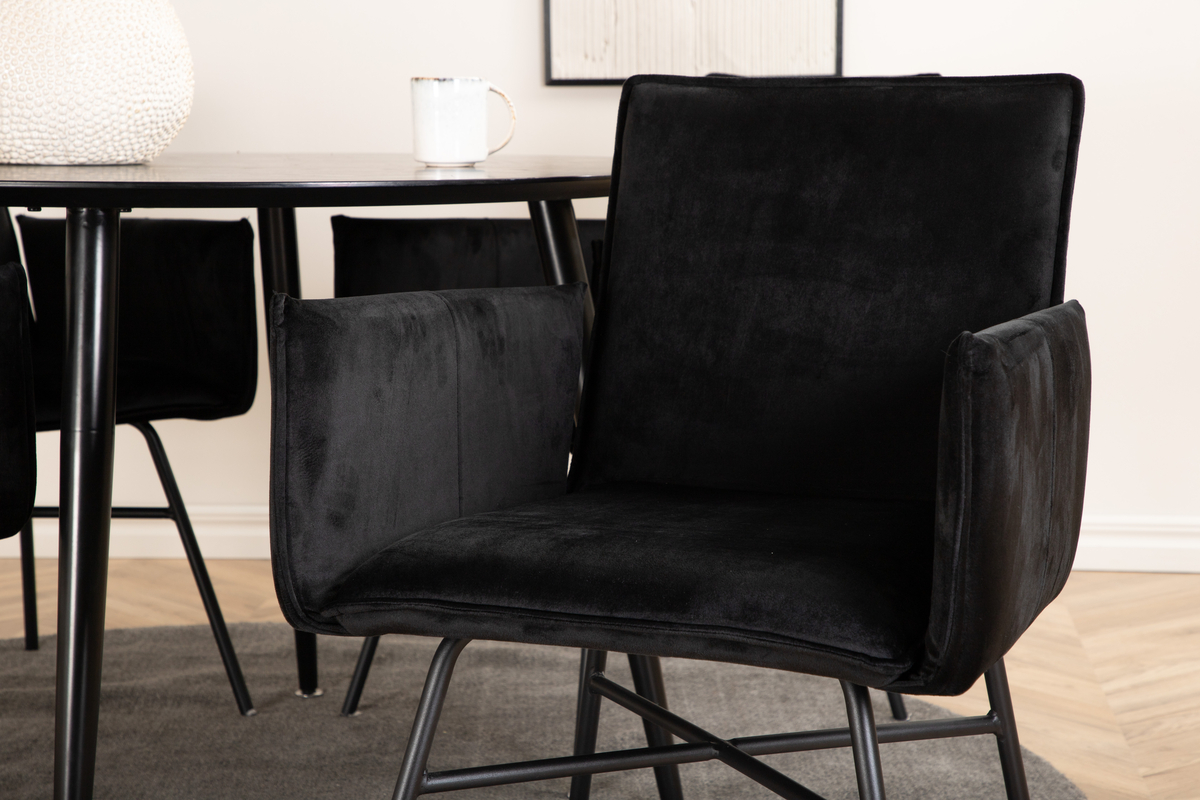 Sedia 'Dingle' - Nero