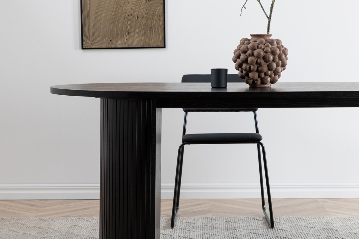 Tavolo da pranzo 'Barkaby' 90x200cm - Nero