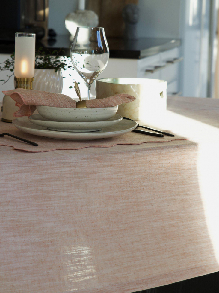 Tovaglia 'Sabina' 160x280cm - Rosa