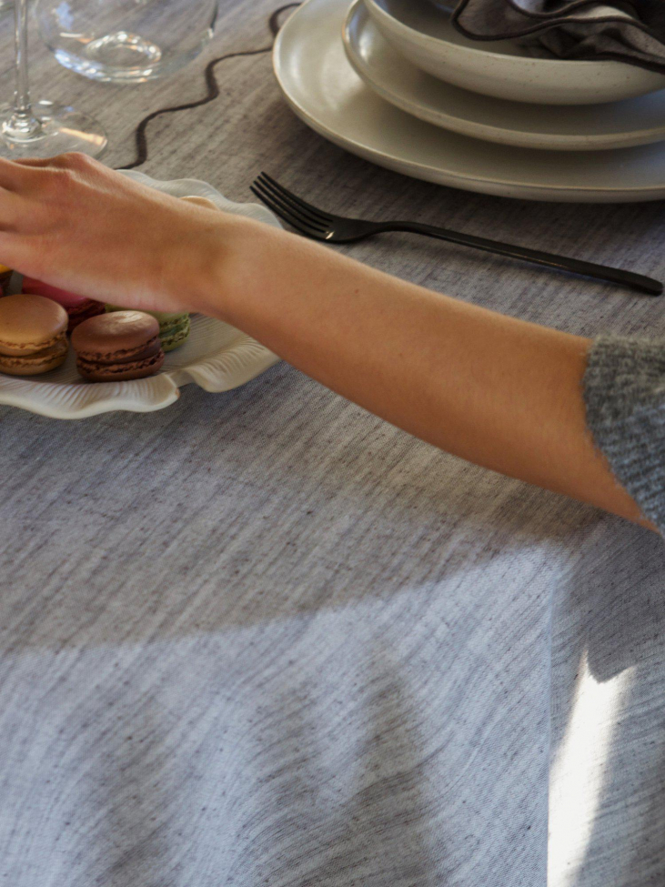 Tovaglia 'Sabina' 160x280cm - Grigio