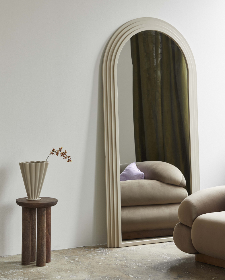 Specchio 'Falco' - Sabbia