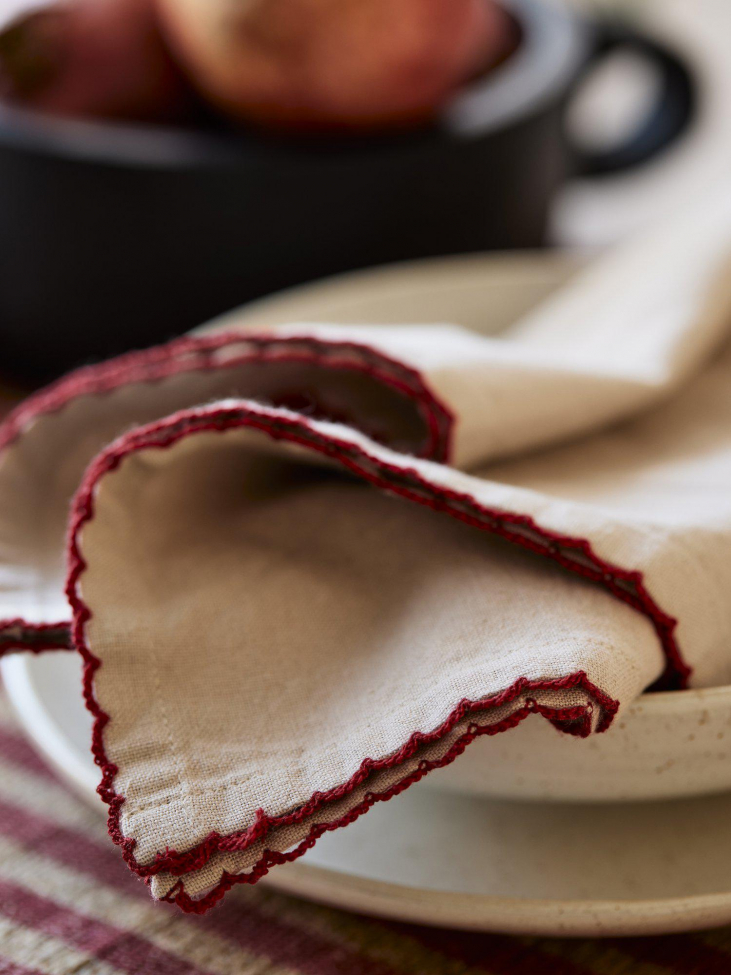 Asciugamano da cucina 'Stine' 50x70 - Rossa