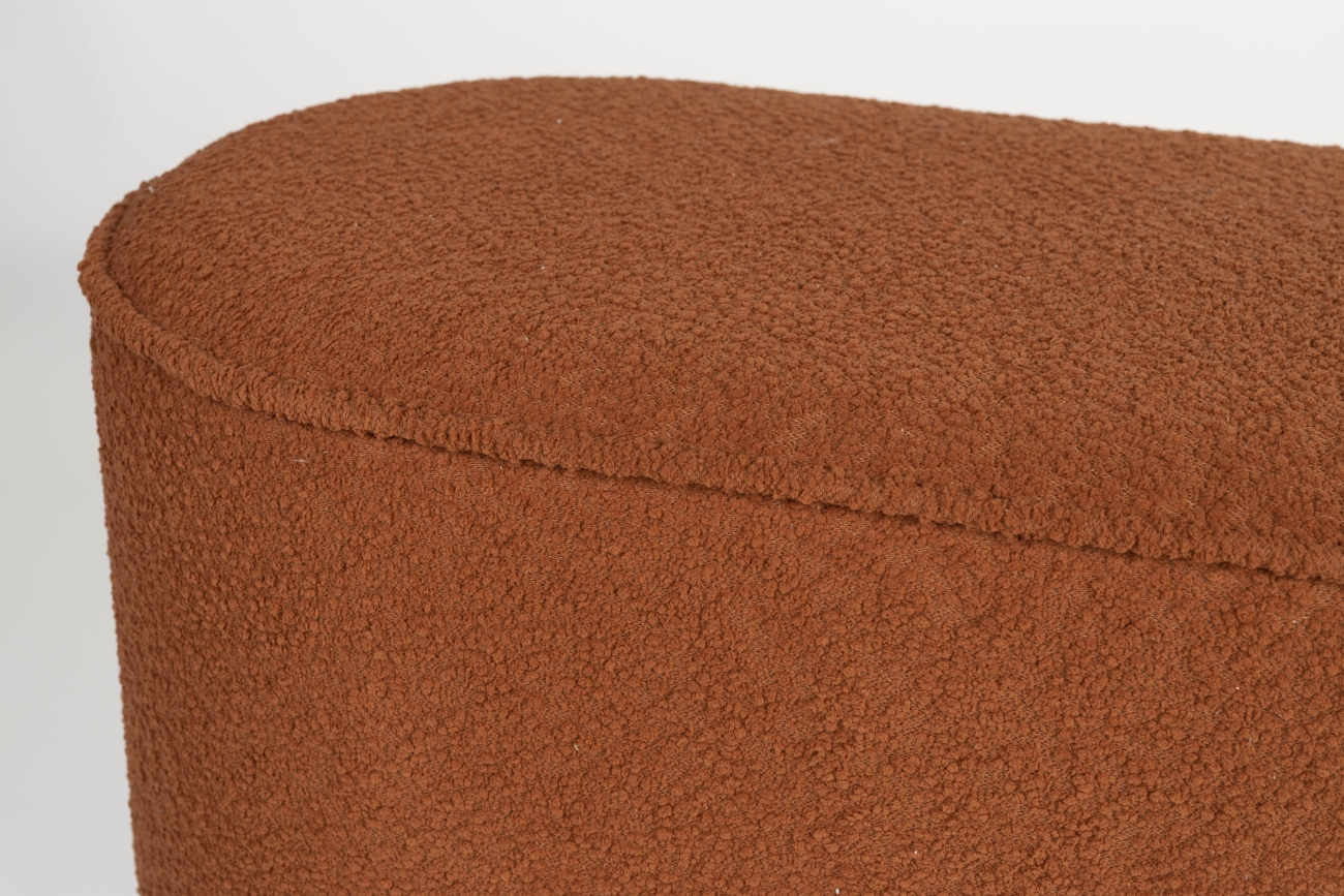 Panca 'Marcos' - Rossa/marrone