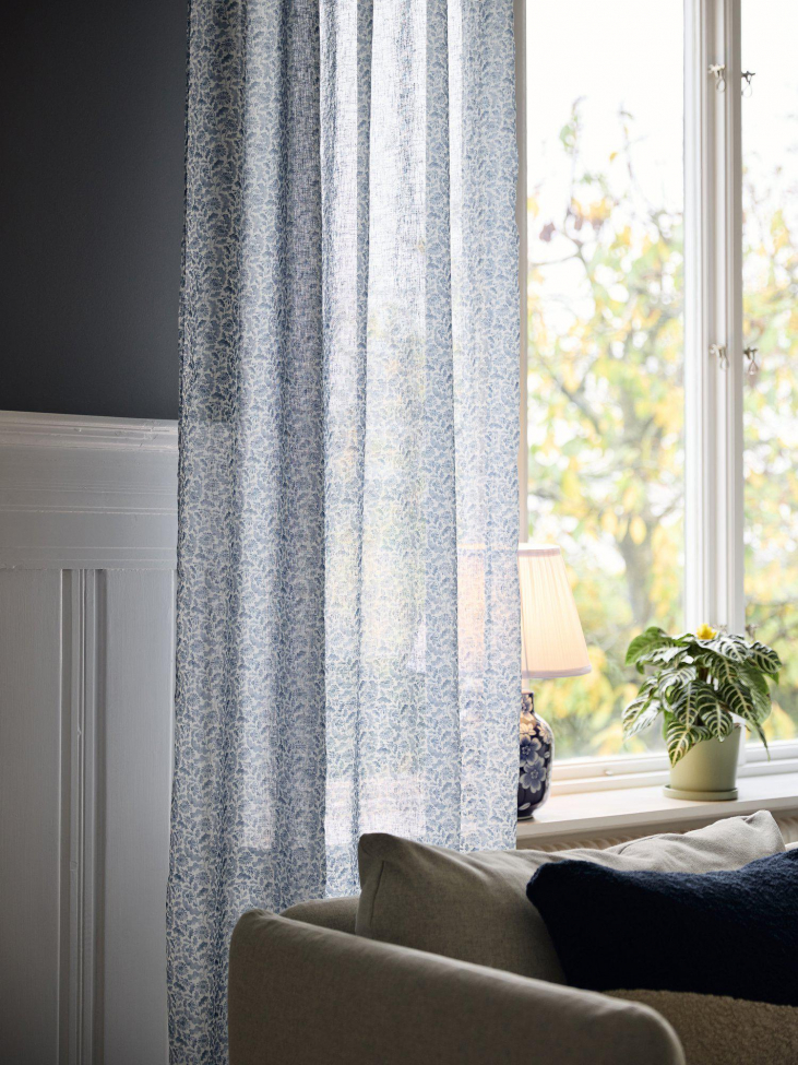 2-pack Tenda 'Filippa' 140x280cm - Blu