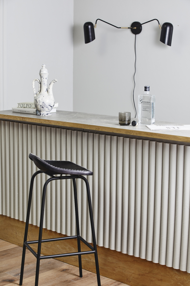 Lampada da parete 'ERIS' - Nero