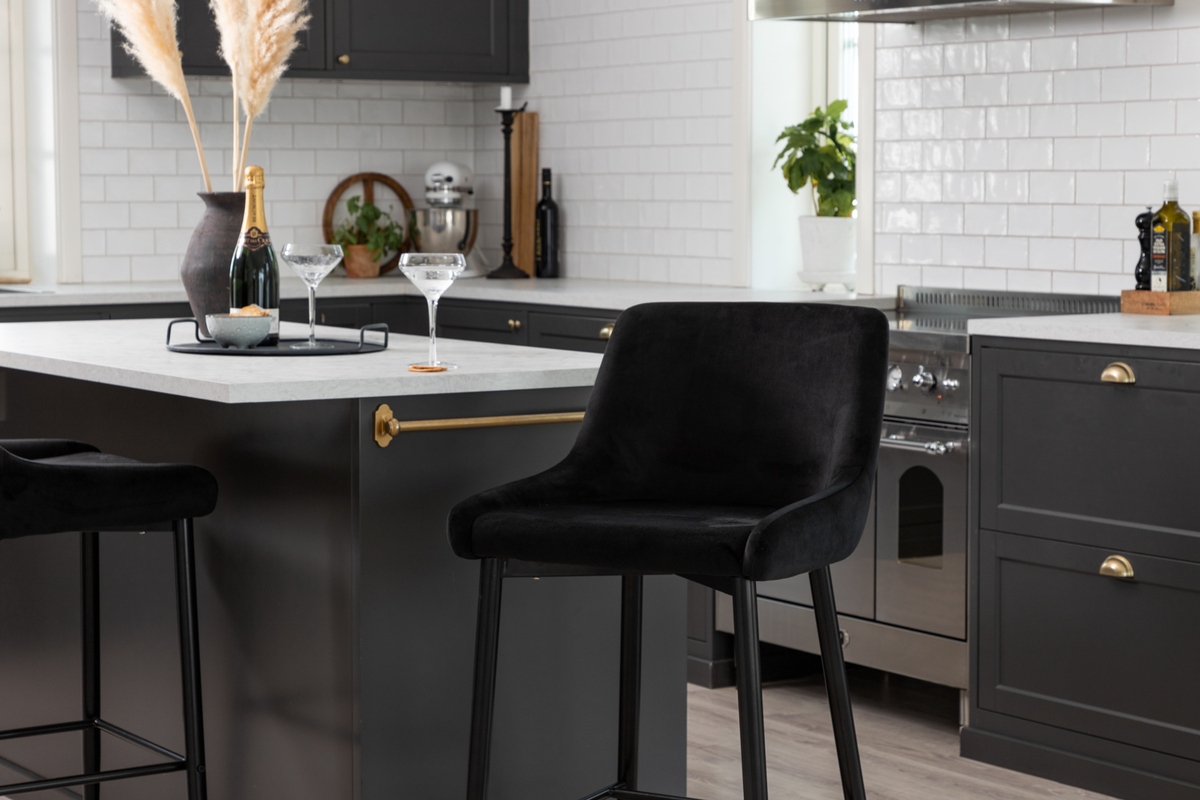 Sgabello 'Folldal' - Nero