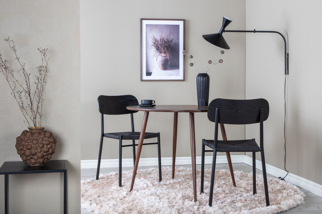 Tavolo da pranzo 'Uddevalla' Rotondo 100cm - Noce