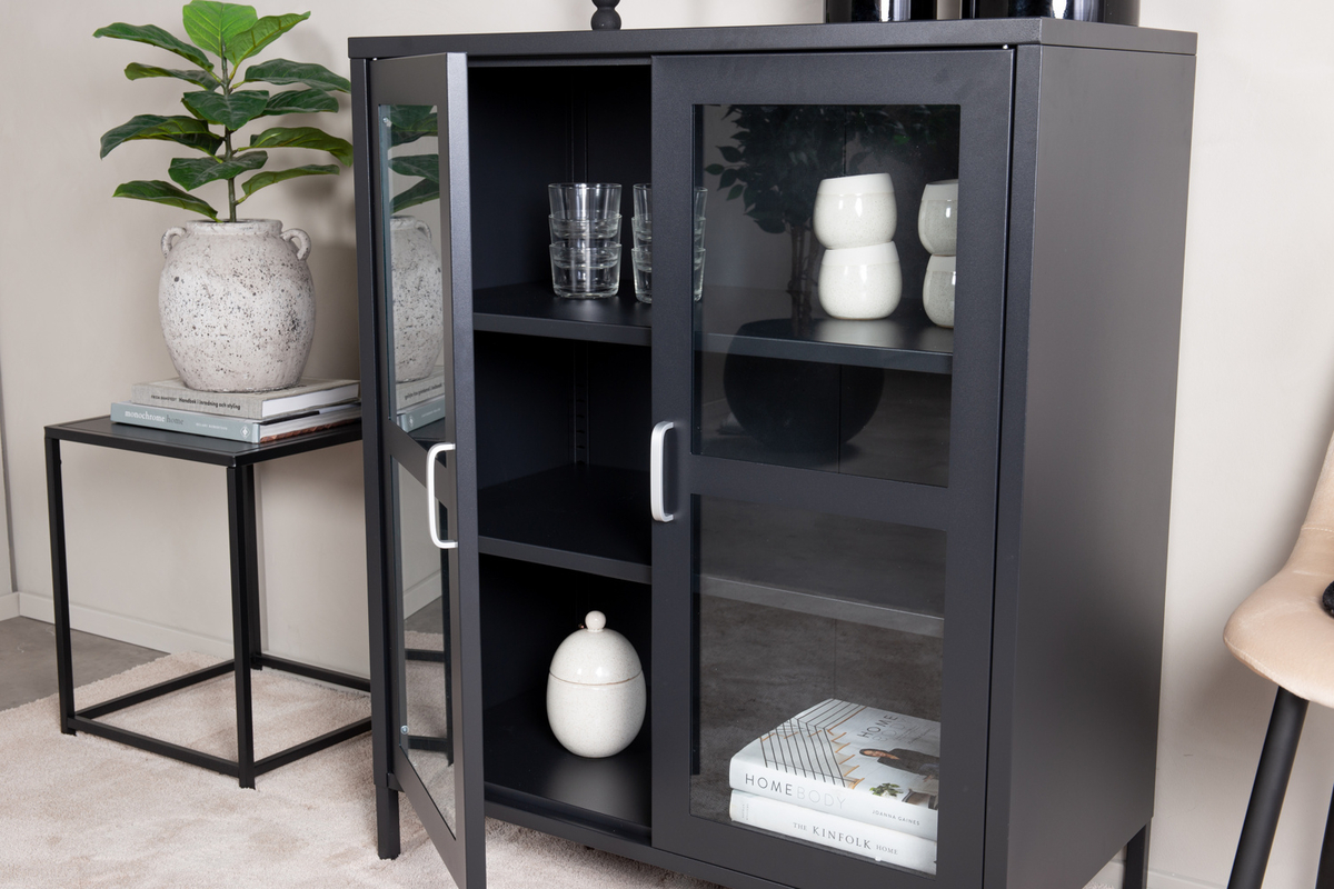 Armadio 'Alva' 80x97cm - Nero