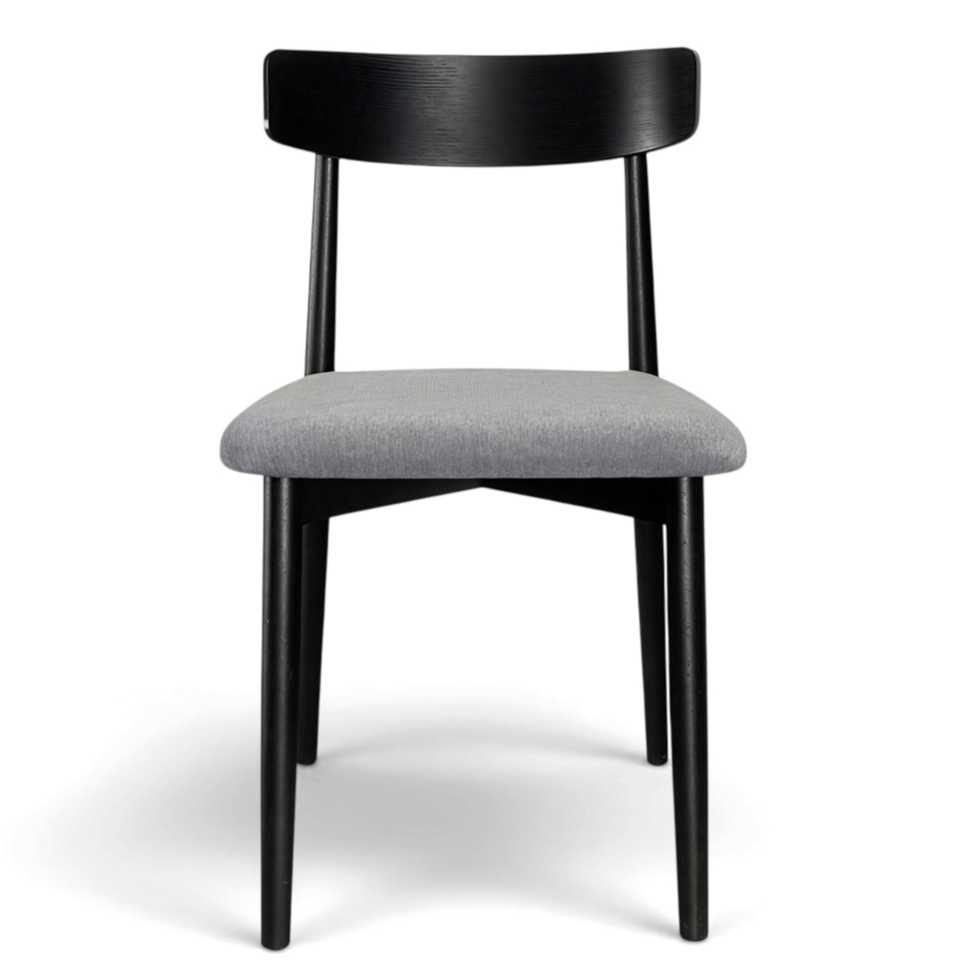 Sedia 'Ystad' - Nero/Grigio