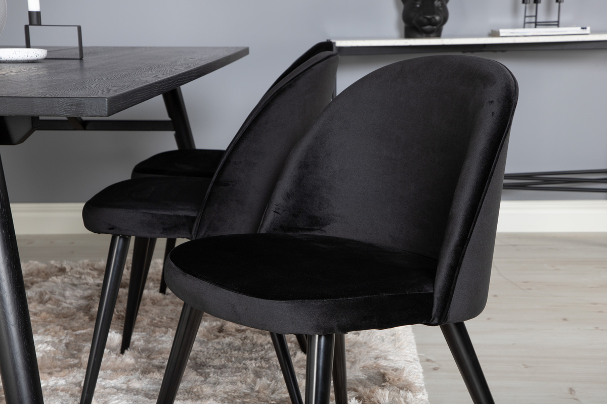 Sedia 'Elverum' - Nero