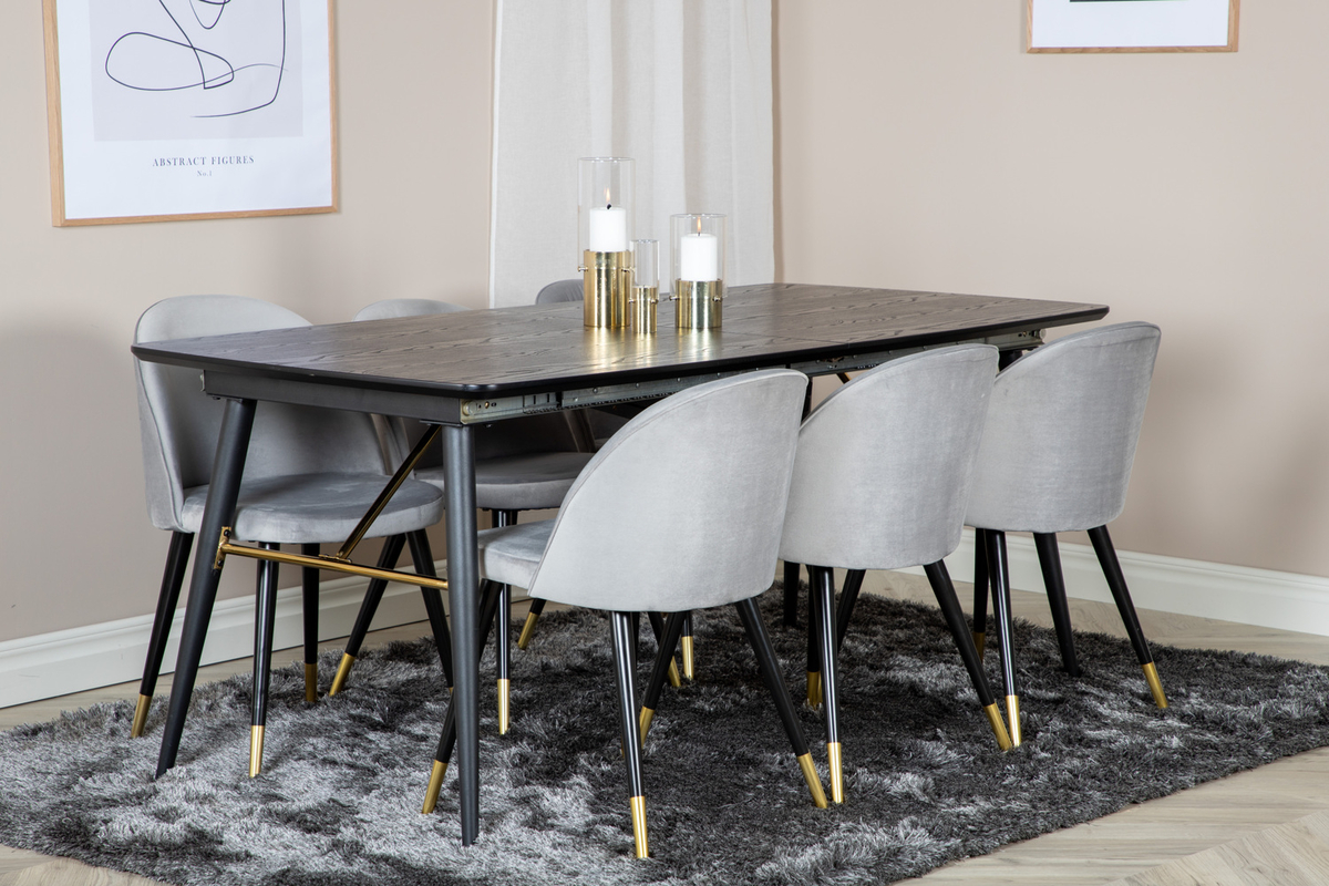 Sedia 'Elverum' - Grigio