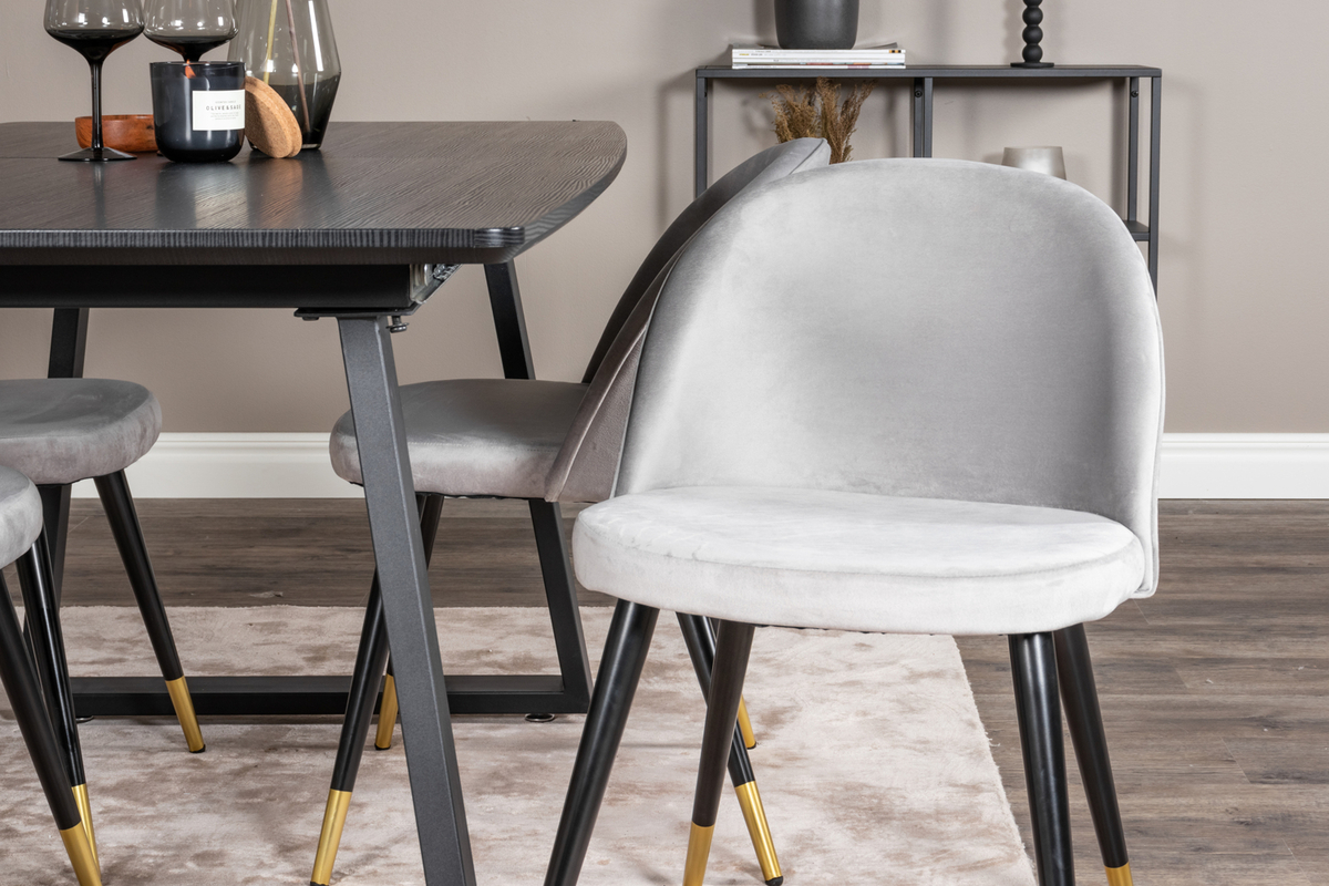 Sedia 'Elverum' - Grigio