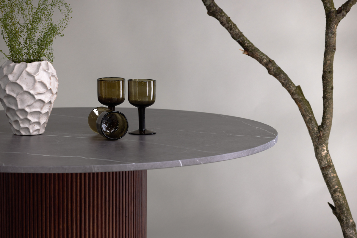 Tavolo da pranzo 'Aurdal' Rotondo 120cm - Marrone