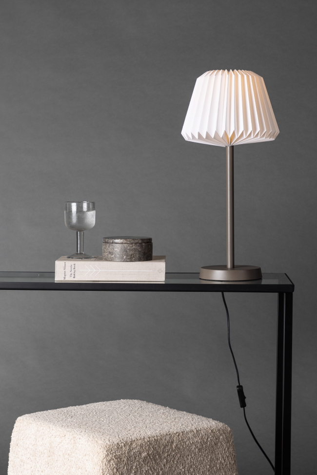 Lampada da tavolo 'Norrsken' - Camoscio