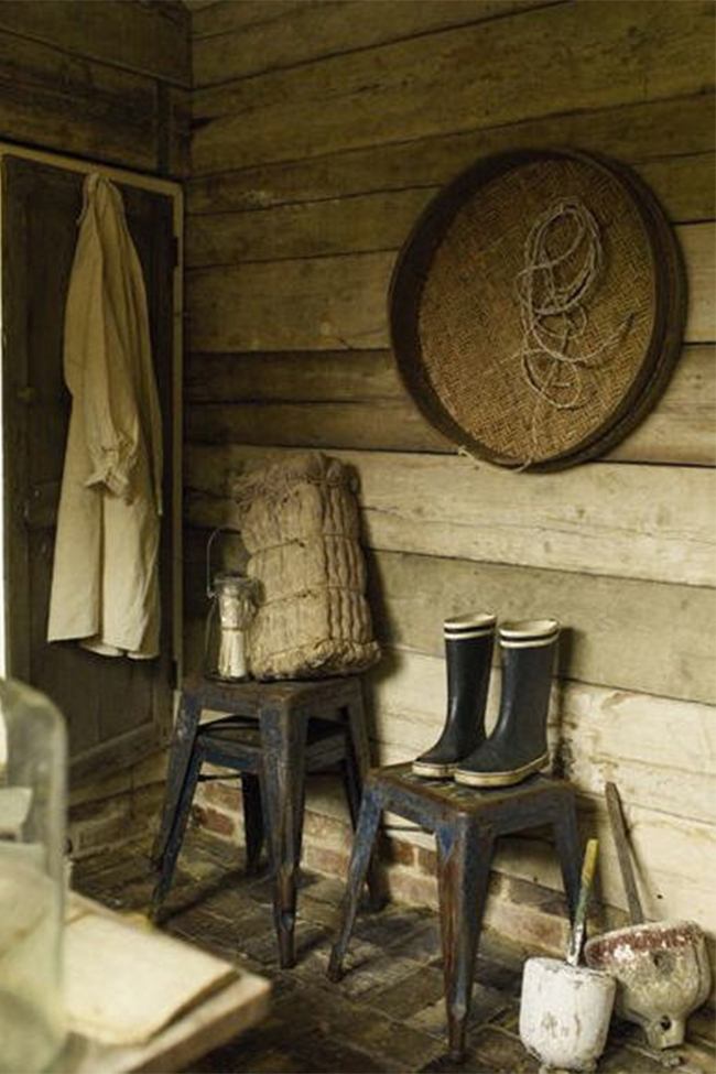 Sgabello 'Marseille' 70cm - Laccato bianco